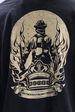 Load image into Gallery viewer, Brothers Helping Brothers Fire Fighting Men&#39;s T Shirt -Black -4XL -Used