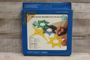 Quick Corner Corner Templates - Pack Of 4 - New