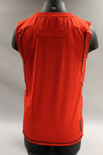 Load image into Gallery viewer, Tapout Flame Scarlet Left Chest Button Muscle Athletic Shirt Size Small