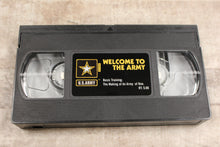 Load image into Gallery viewer, U.S. Army Welcome To The Army Basic Training VHS Video Tape - Used