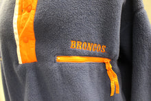 Load image into Gallery viewer, Columbia Men&#39;s NFL Coaches Club Denver Broncos Quarter Button Sweatshirt - XL