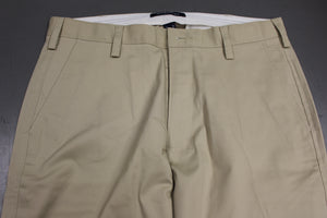 Lands' End Outfitters Men's Traditional Plain Khaki Chino Pants - Size 50MB -New