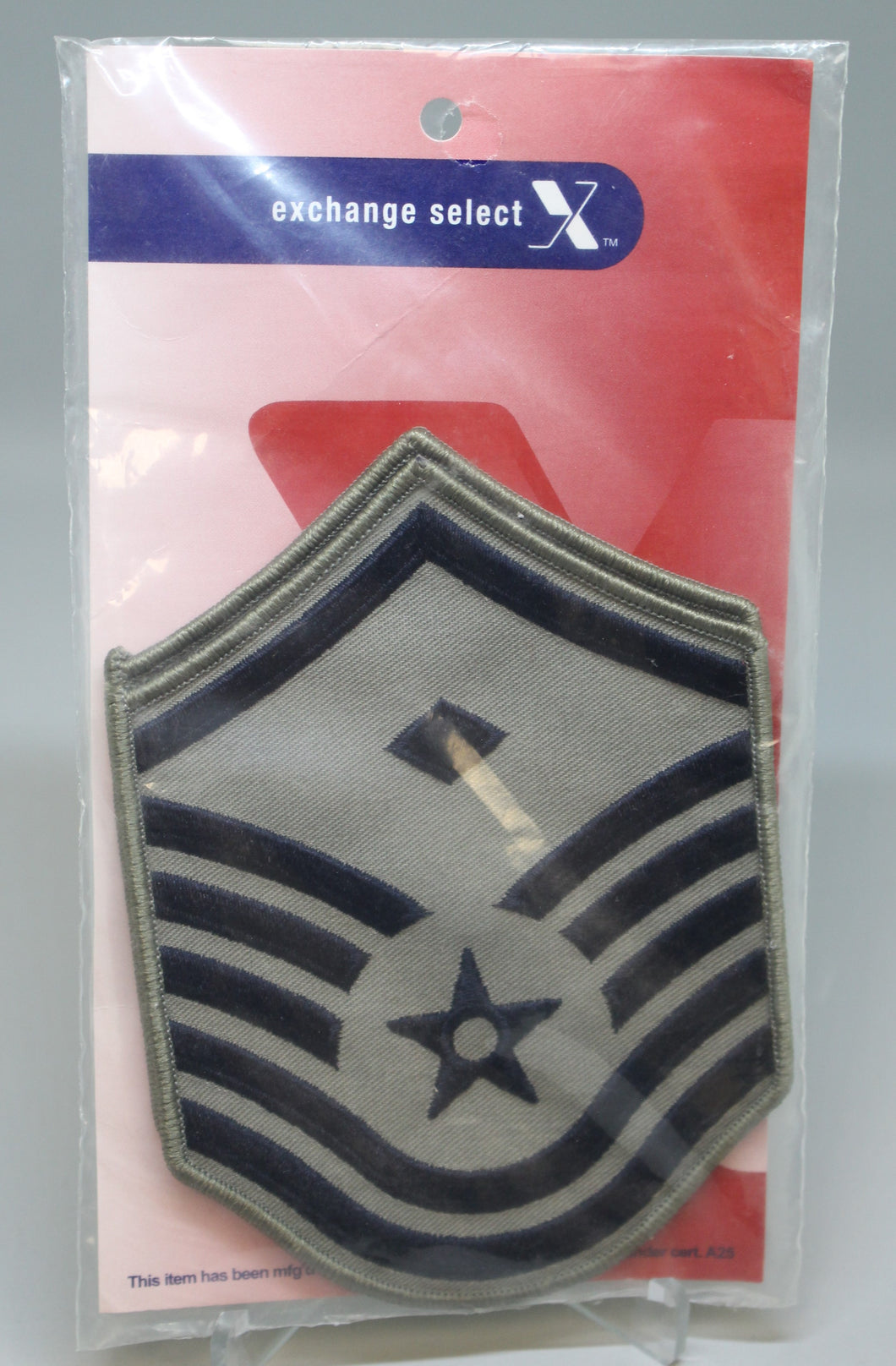 Pair of AF Air Force Master Sergeant 1st Sergeant E-7 Patches - Large - ABU -New