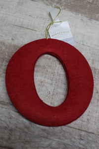 Wondershop By Target Large Initial Ornament - Red - New