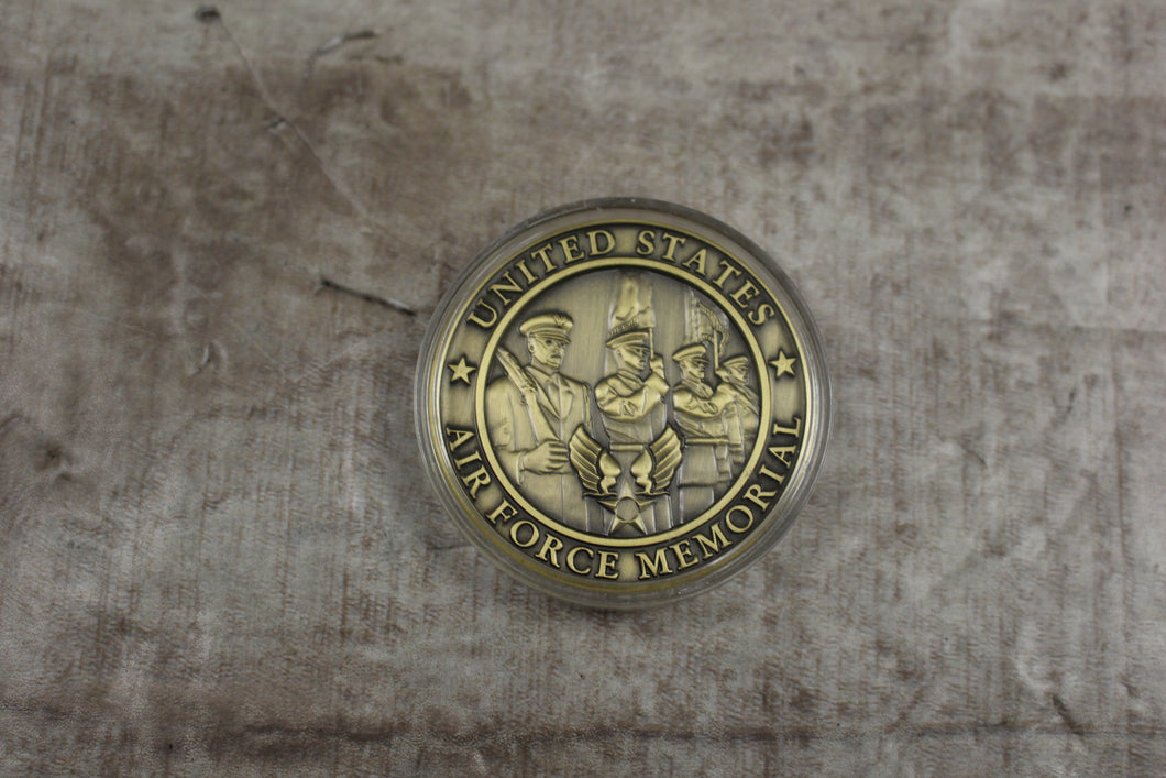 United States Air Force Memorial October 14th 2006 Challenge Coin In Case -New