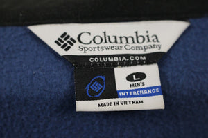Columbia Men's Blue/Black/Brown Three Toned Jacket, Size: Large