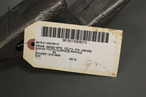 Tooth Surface Ripping Shank, P/N 006-062, NSN 3815-01-330-6010