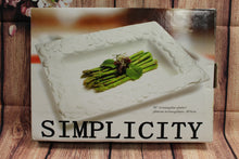 Load image into Gallery viewer, Simplicity 16&quot; Rectangular Platter - White - Style 33356 - New