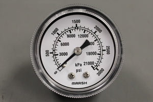 Marsh Dial Indicating Pressure Gage, 6685-00-463-3399, J2078, New