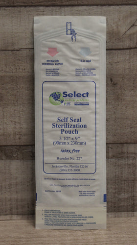Set of 10 Select Self Seal Sterilization Pouch - 3-1/2