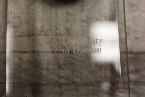 University Of Dayton Miniature Standing Desk Clock -New