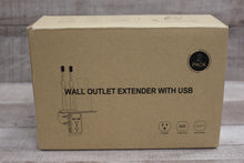 Load image into Gallery viewer, Intertek Wall Outlet Extender With USB, New!