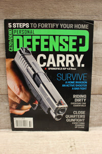 Guns and Ammo Personal Defense Carry Magazine -December 2016 -Used