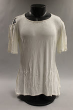 Load image into Gallery viewer, Zeagoo Women&#39;s Cut Out Shoulder A Line Tunic Top Size XL -White -New