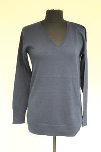 Amazon Essentials Women's Lightweight Scoopneck Tunic Sweater, Navy, Small, New