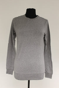 Mae Basic Sweatshirt, Size: Small, Grey, New!