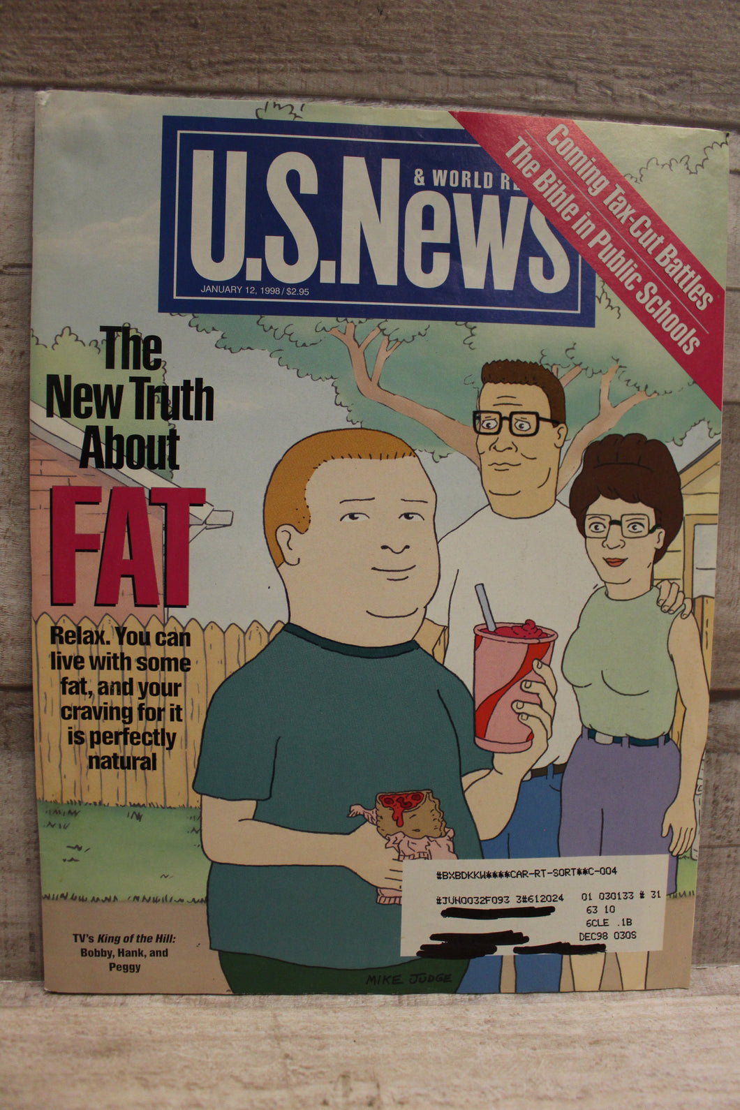 US News & World Report Magazine The New Truth About Fat -January 12, 1998 -Used
