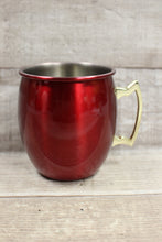 Load image into Gallery viewer, Twine Aluminum Coffee and Tea Drinking Cup -Cherry Red -Used