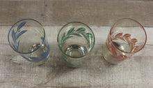 Load image into Gallery viewer, Vintage Retro Mid Century Drinking Glasses Set - Set of 3 - Used