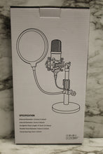 Load image into Gallery viewer, Yotto Microhphone Pop Filter Portable Microphone -Black -New