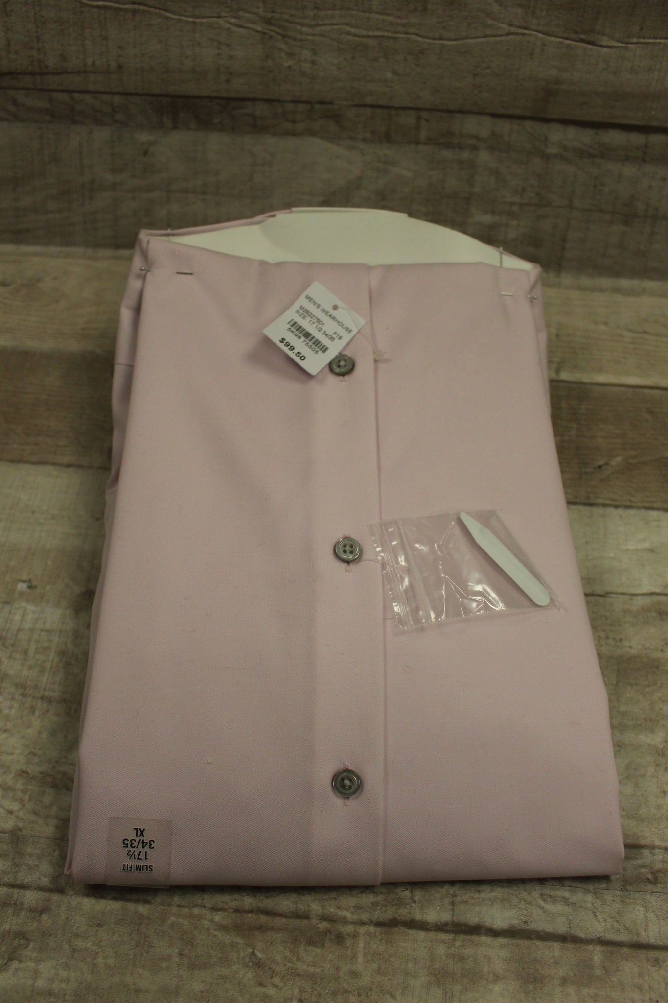 Calvin Klein Men's Slim Fit Dress Shirt - Size XLarge - Pink - New Military Steals and Surplus Calvin Klein Men's Slim Fit Dress Shirt - Size XLarge - Pink - New Military Steals and Surplus