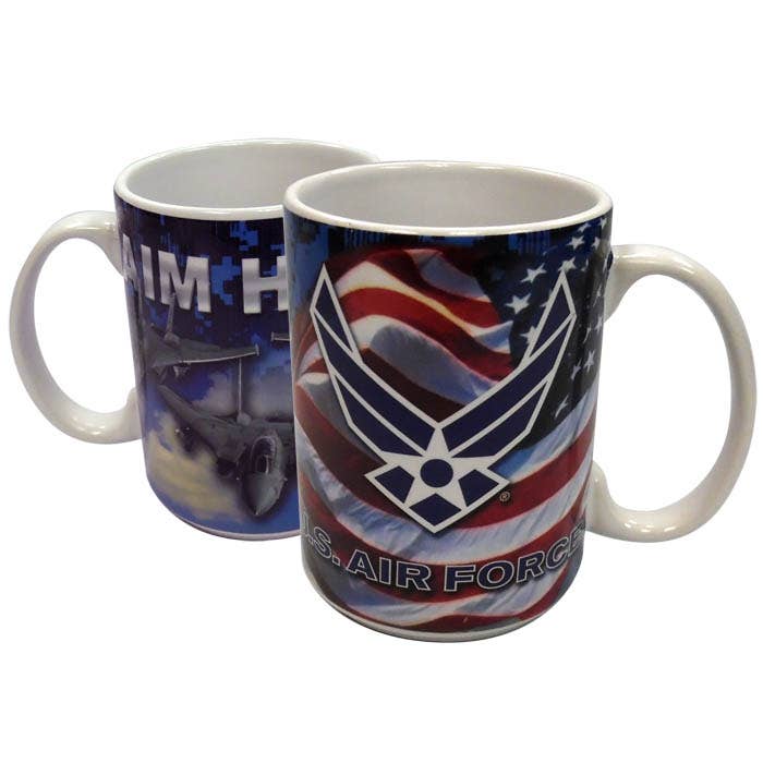 US United States Air Force Ceramic Mug Coffee Cup - 15 oz - New
