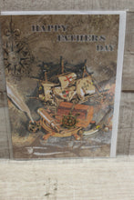 Load image into Gallery viewer, Happy Fathers Day 3D Pirate Ship Fathers Day Card -Pirate Ship Design -New