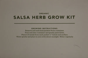 Smith & Hawken 12" Salsa Herb Garden Grow Kit - New