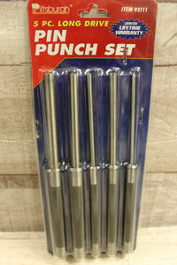 Pittsburgh 5-Piece Long Drive Pin Punch Set -New