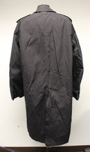 Load image into Gallery viewer, Military Issued Neptune Man&#39;s Black Raincoat Trench Coat - 42 Long - Used