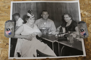 Vintage Authentic and Original Photo Woman Posing At Party -Used