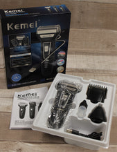 Load image into Gallery viewer, Kemei Multifunction 3 in one Rechargeable Shaver Hair Clipper Nose Trimmer - New