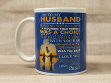 Load image into Gallery viewer, To My Husband, Meeting You Was Fate Coffee Cup Mug - Wife Rainbow Love - New