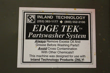 Load image into Gallery viewer, Edge Tek Parts Washer / Degreaser - Model: IT32DM4 - 50 Gallon - Red - New