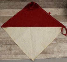 Load image into Gallery viewer, Vintage WWII Signal Flag Semaphore Flag - Red/White - Used