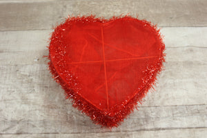 Valentines Day Heart Drawstring Bag -New