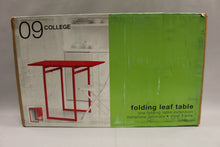 Load image into Gallery viewer, 09 College Folding Leaf Table - Red - New