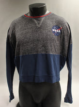 Load image into Gallery viewer, Fifth Sun NASA Long Sleeve Crop Top Shirt - Large - Used