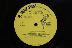 The Best From Walt Disney Vinyl Record - 33 1/3 RPM - Used