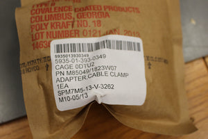 Backshell Electrical Cable Clamp Adapter, 5935-01-393-0349, P/N M85049/1823W07