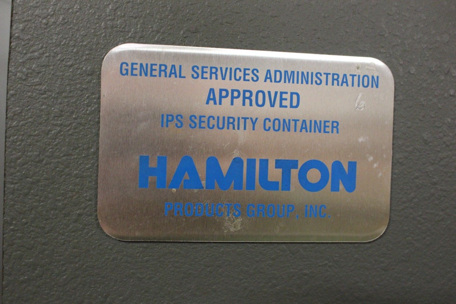 Hamilton Class 5 IPS Information Processing System Security Cabinet ...