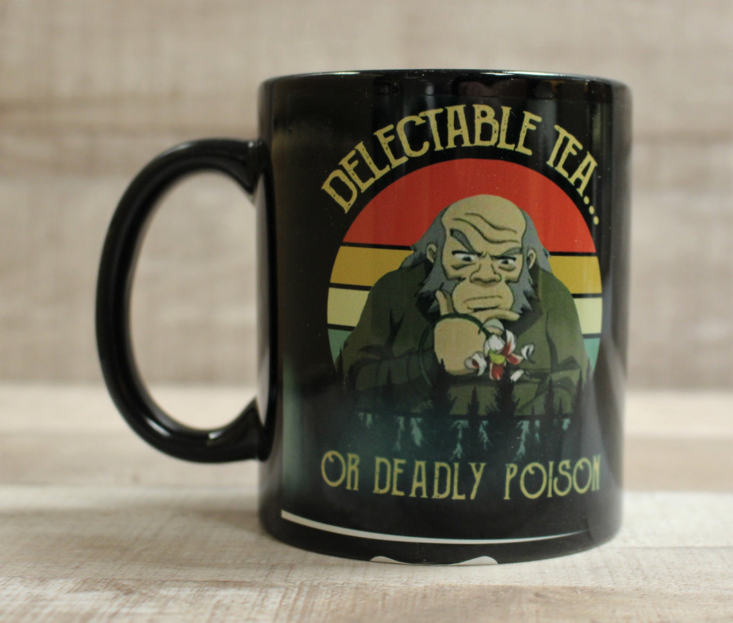 Delectable Tea or Deadly Poison Coffee Cup Mug - Black - New