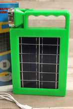 Load image into Gallery viewer, Multifunctional Solar Panel Waterproof Flashlight Power Bank - Green - New