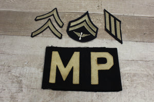 WWII Military Collectible Lot With Documents Photographs Medal -Used