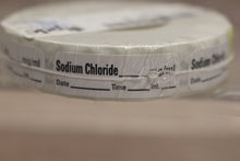 Load image into Gallery viewer, Anesthesia Tape With Date, Time, &amp; Initial - Sodium Chloride - 1.5&quot; x .5&quot; - New
