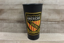 Load image into Gallery viewer, American Union Telegraph Co Decorative Patriotic Cup - Used