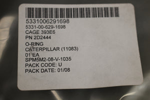 Caterpillar Seal O-Ring, 2D2444, 5331-00-629-1698, New