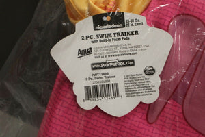 Paw Patrol 2 Piece Swim Trainer W/ Foam Pads, 33-55 lbs 22IN Chest PWT11469, New