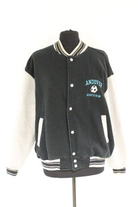 Andover Soccer Button Up Jacket Sweater, XLarge