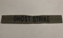 Load image into Gallery viewer, Ghost Strike Name Tape - OD Webbing Black Thread - 7.5&quot; x 1&quot; - New